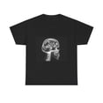 thumbnail image 1 of Edgy Skull & Cash Tee, Graphic T-Shirt, Unisex Cotton Shirt, Unique Gift, Statement Piece, Casual Wear, Streetwear,Black Color,Size XL, 1 of 5
