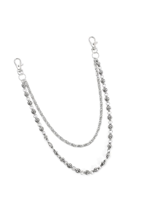 Edgy Urban Waist Chain Double Layer Punk Street Wear Fashion Unisex Accessory