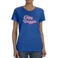 thumbnail image 1 of Edgy Veggie Graphic Quote Women T-Shirt, Female Large, 1 of 4