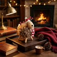 thumbnail image 1 of Edhome Christmas Wooden Sheep Figurine Festive Tabletop Window Display Shelf, A, 1 of 5