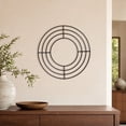 thumbnail image 1 of Edhome Decorative Metal Cutout Christmas Wreath Frame Festive Iron Art, A, 1 of 6