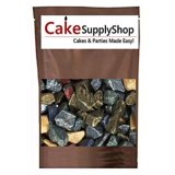 Edible Beach River Sea Side Chocolate Rocks For Cake Decoration and ...