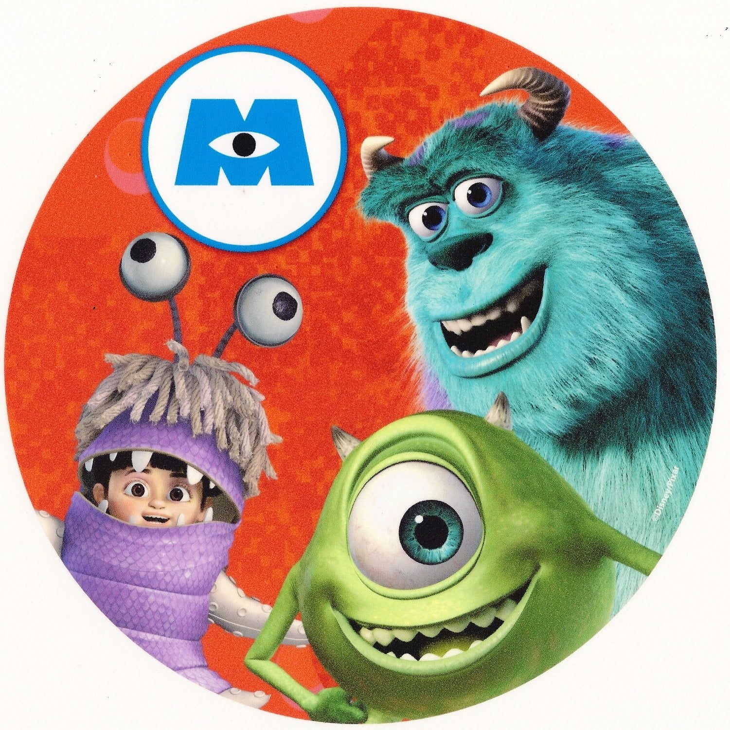 Edible Cake Toppers Multicolor Monsters Inc. Sully & Boo Edible Cake Topper, 1/4 Sheet - Walmart.com edible-cake-toppers-multicolor-monsters-inc-sully-boo-edible-cake-topper-1-4-sheet-walmart-com