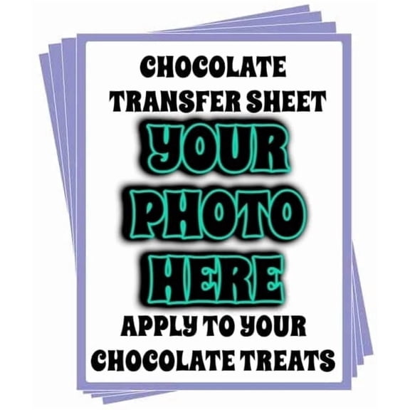 Create your own edible chocolate photo transfer, by TNCT. Email your image after purchase, see product details.