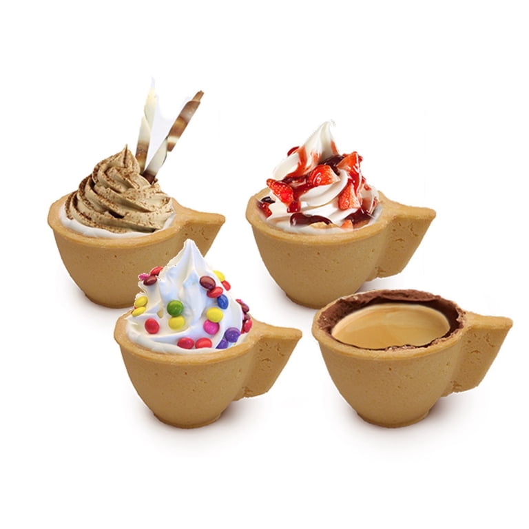 Edible Cookie Coffee Cups - 4 units - Walmart.com