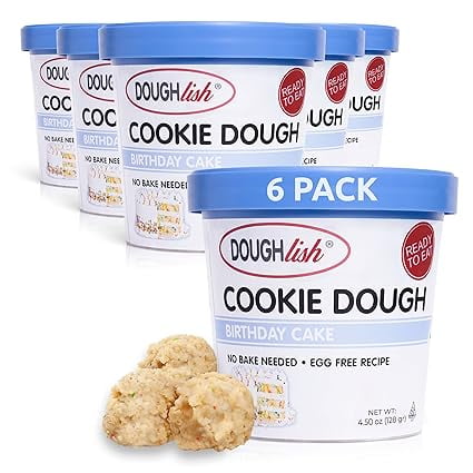 Edible Cookie Dough Candy Birthday Cake 8 cups 36 ounce