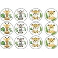 thumbnail image 1 of Edible Cupcake Topper Welcome Baby Theme Animal Baby Shower Cake Topper, 12 pc, 1 of 2