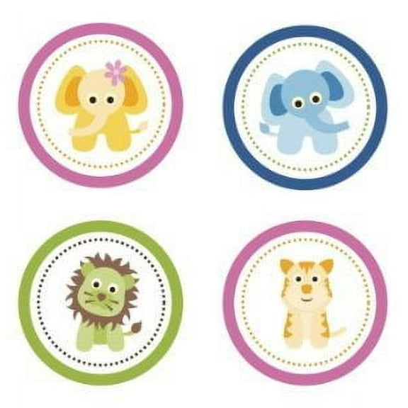 Edible Cupcake Toppers Baby Safari Decoration