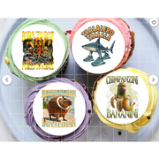 Edible Cupcake Toppers by Toribella's Designs Brain Meme Twelve 2" Cupcake Toppers Easy to apply