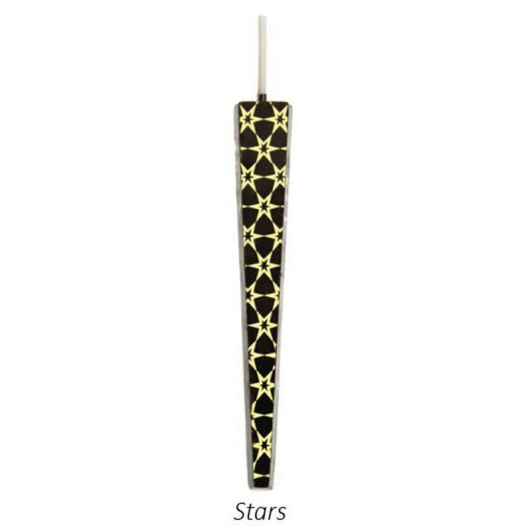Candles with earrings store in them