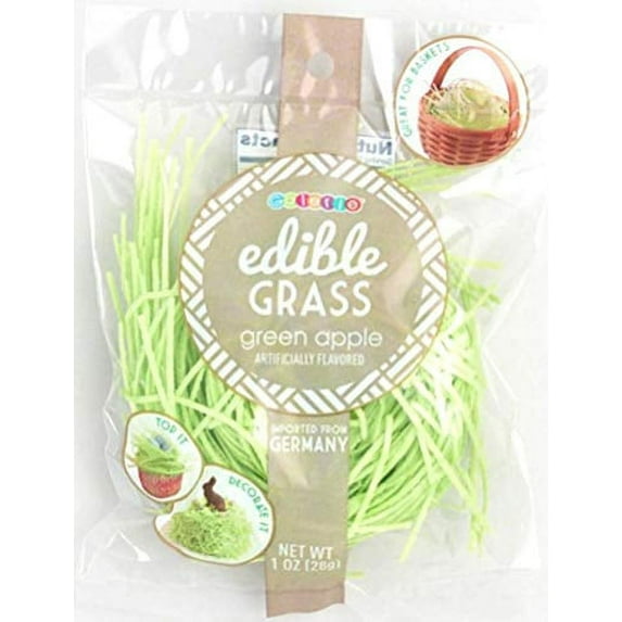 Edible Easter Grass ~ 1 oz (Green Apple)