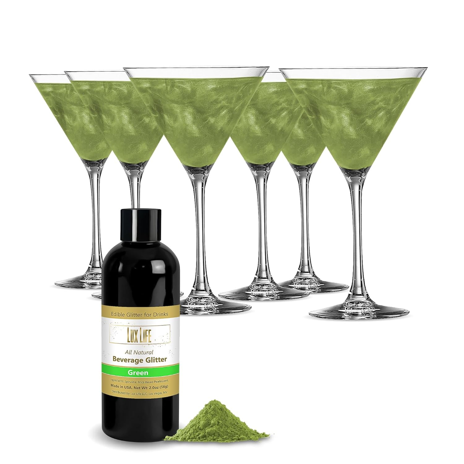 Edible Glitter for Drinks 100 Natural Ingredients, Made in Food