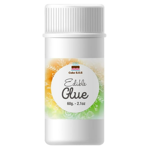 Edible Glue for Decorating Cakes and Desserts, 60 Grams (2.1 Oz.)