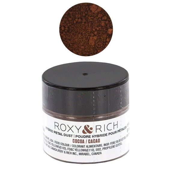 Edible Hybrid Petal Dust, Cocoa by Roxy & Rich