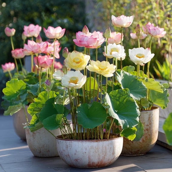Edible Lotus 5 Seeds Mix  Grow Your Own, Snack & Cook