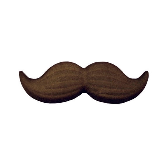 Edible Mustache Molded Sugar Cake/Cupcake Decorations 12 ct