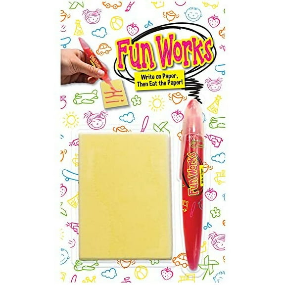 Edible Paper & Pen Candy Value Pack by Fun Works 1.16 Oz | Pack of 4