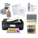 Edible Cake Topper Wireless Printer with Sugar Frosting Sheets Edible Markers Edible Ink Cartridges Plus Cleaning Kit
