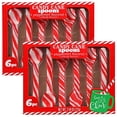 thumbnail image 1 of Edible Sugar Candy Cane Peppermint Flavored Spoon 6Cts for Hot Chocolate Party and Coffee Bulk Christmas Flavors Birthday Goody Filler Stocking Stuffer Fun Party Supplies 2 Boxes of 6 Pack Each, 1 of 7