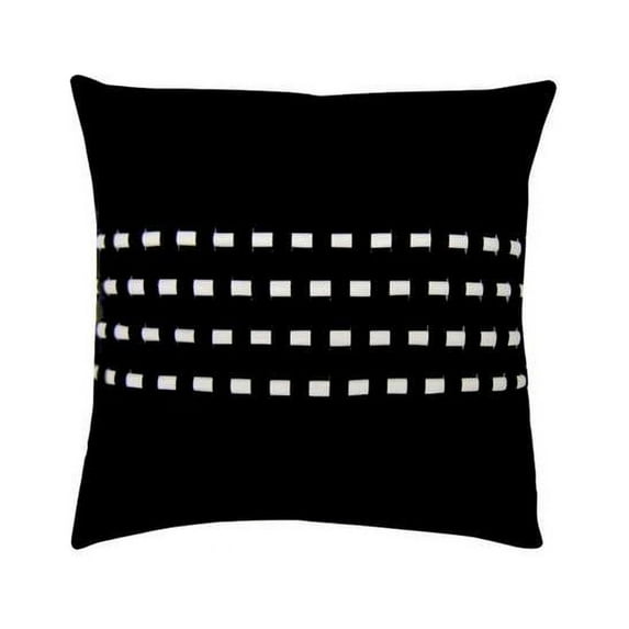Edie Home EAH022XXTURQ95 17 x 17 in. Woven Cord Outdoor Pillow, Turquoise