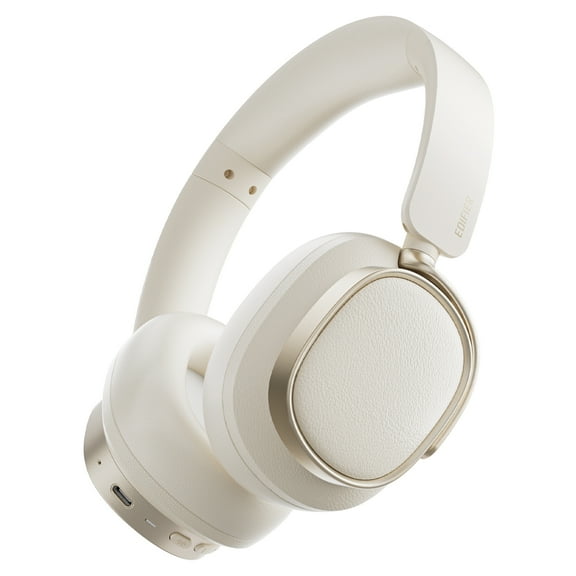 Edifier Bluetooth Active Noise Cancelling Headphones, 92H Playtime Hi-Res Audio Certified, Fast Charging - Ivory