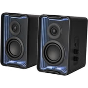 Edifier QR30 RGB Light Desktop Computer Gaming Speakers, 30W RMS, Black