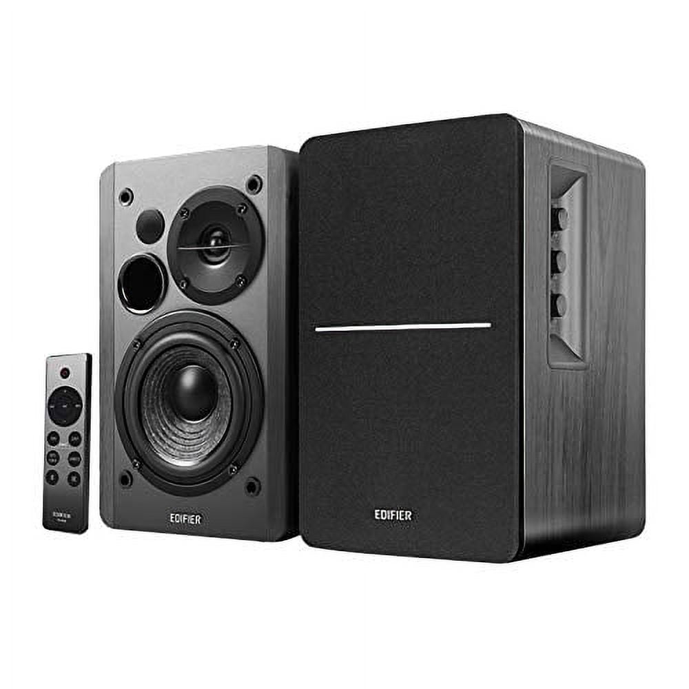 Edifier R1280Ts Powered Bookshelf Speakers - 2.0 Stereo Active Near Field  Monitors - Studio Monitor Speaker - 42 Watts RMS with Subwoofer Line Out 