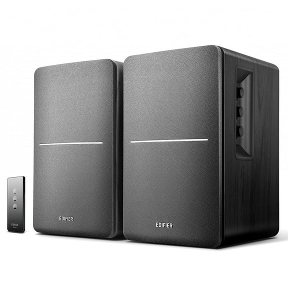 Edifier R1280T Powered Bookshelf Speakers, 2.0 Active Monitor Speaker System, Black