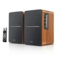 thumbnail image 1 of Edifier R1280Ts Powered Bookshelf Speakers - 2.0 Stereo Active Near Field Monitors - Studio Monitor Speaker - 42 Watts RMS with Subwoofer Line Out - Wooden Enclosure, 1 of 10