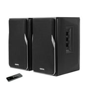 Edifier R1380T بلوتوث 2.0 قناة مكبرات صوت الكمبيوتر مع جهاز التحكم عن بعد، أسود، 2 عدد