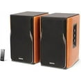 thumbnail image 1 of Edifier R1380T Powered Bookshelf Speakers, 2.0 Stereo Active Near Field Monitors, Studio Monitor Speaker, 42 Watts RMS - Wood (Pair), 1 of 5
