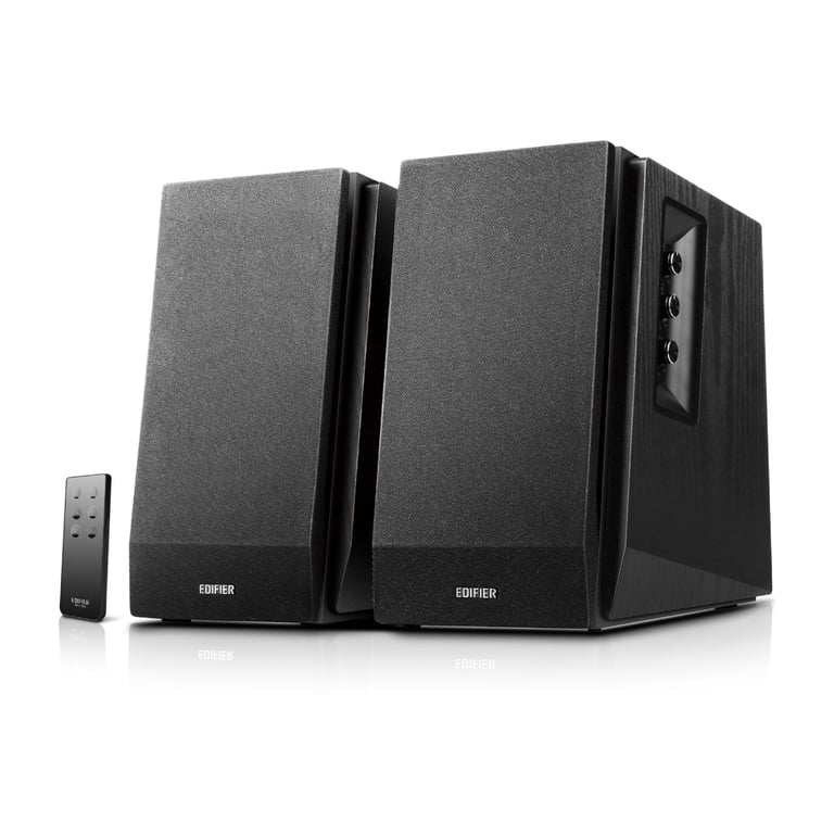 Edifier R1700BT Bluetooth Bookshelf Speakers, Powered 2.0, Walnut