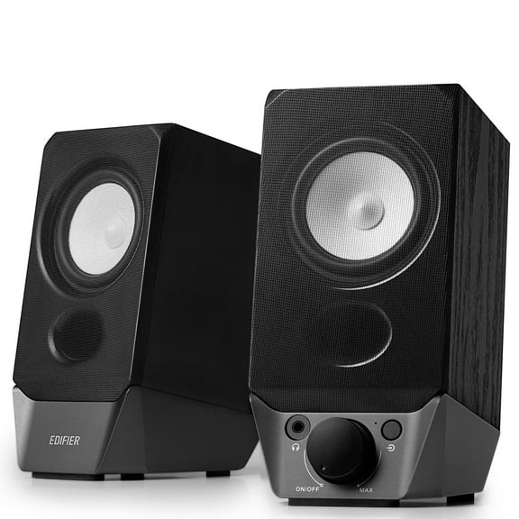 Edifier R19BT 2.0 Multi-Media Speaker System w/Bluetooth, Black, Small