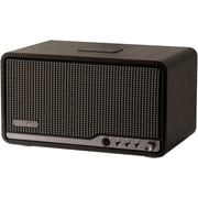 Edifier S300 Hi-Fi Tabletop Speaker, Hi-Res Audio LDAC for Wireless Multi-Room & Stereo Pairing, 80W Power Works with AirPlay 2 Bluetooth 5.4 USB-C AUX Inputs, Retro Design with Remote - Black