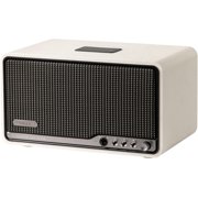 Edifier S300 Hi-Fi Tabletop Speaker, Hi-Res Audio LDAC for Wireless Multi-Room & Stereo Pairing, 80W Power Works with AirPlay 2 Bluetooth 5.4 USB-C AUX Inputs, Retro Design with Remote - Ivory