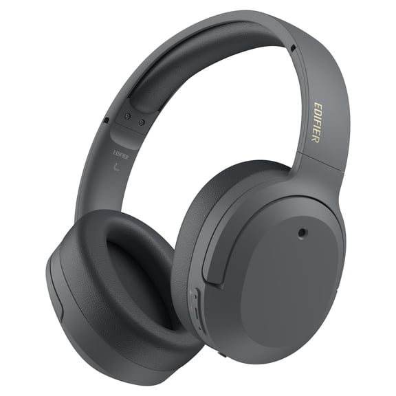 Edifier W820NB Plus Wireless Active Noise Cancelling Headphones, Holiday Gift, Grey