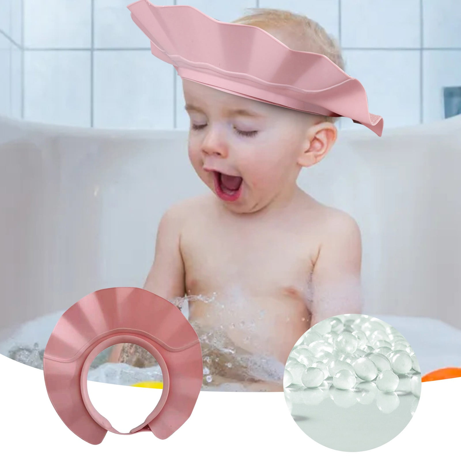 Edikesy Bathroom Accessories,Tools,Baby Shampoo Cap Infant Ear Shower