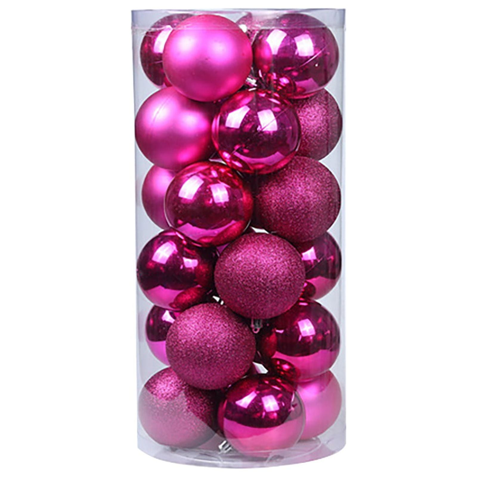 Edikesy Big Sale,Christmas Decorations,Christmas Balls,24pcs 3x4.5cm