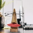 Edikesy Desk Accessories,Quirky Wooden Nose Shaped Spectacle Holder