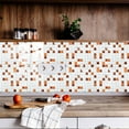 Edikesy Peel And Stick Wallpaper,Mosaics Creative 3D Tile Stickers