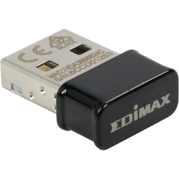 Edimax EW-7822ULC AC1200 Dual-Band Nano Wi-Fi Adapter, Nano Size Lets You Plug it and Forget It