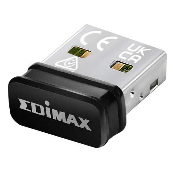 Edimax Wi-Fi 5 Nano Adapter for PC, 802.11ac AC600 Dual-Band (2.4Ghz / 5Ghz) USB Nano Dongle, Windows, Mac OS, Linux, EW-7811ULC