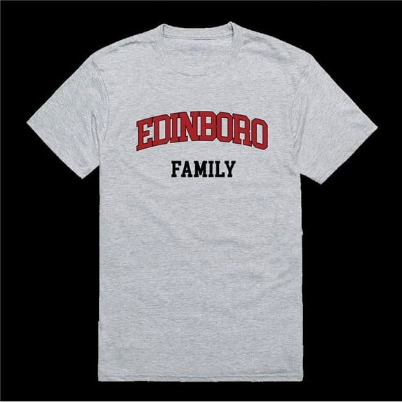 Edinboro University Fighting Scots Family T-Shirt, Heather Grey - Extra Large