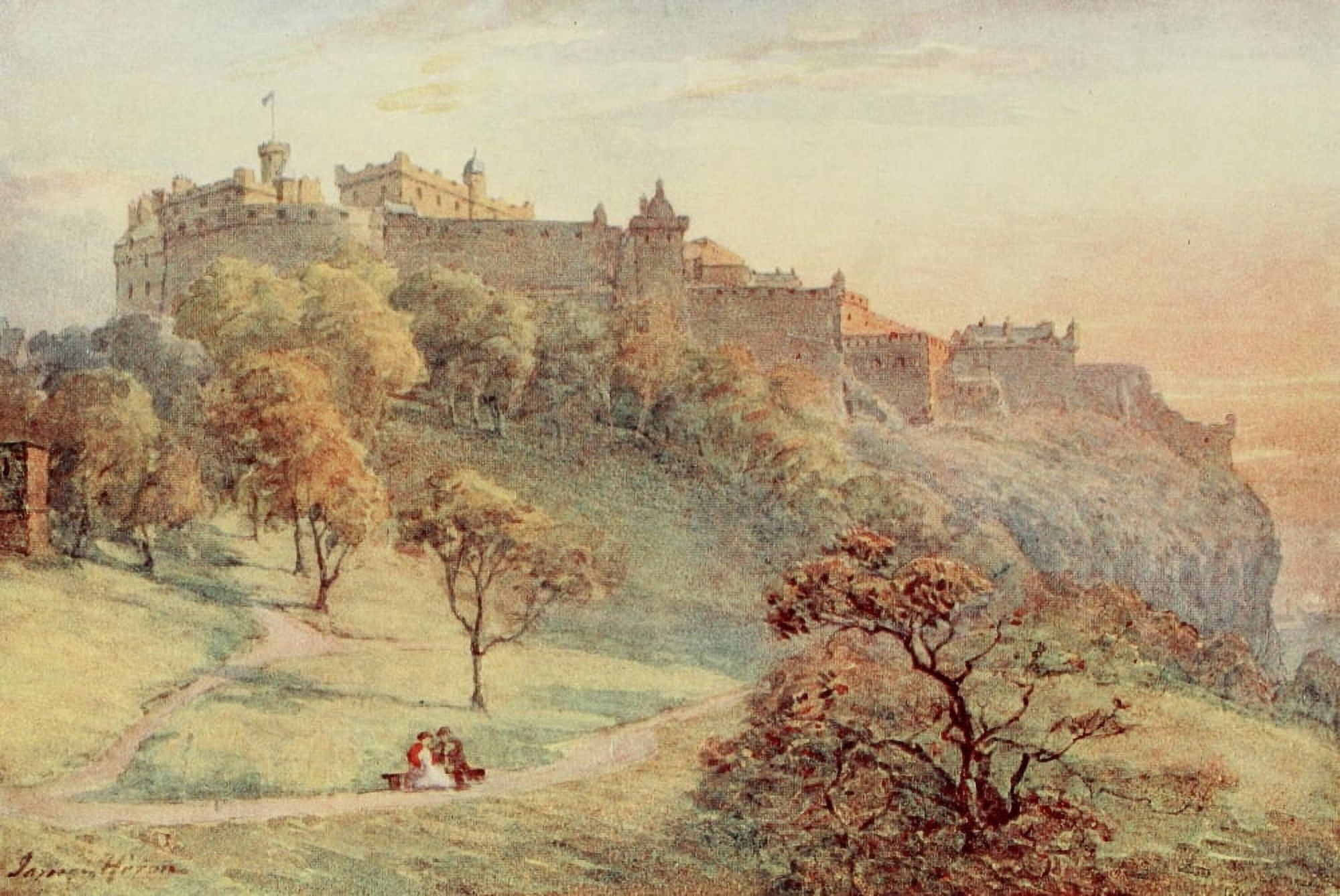 Edinburgh 1919 Edinburgh Castle Canvas Art - James Heron (18 x 24)