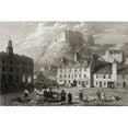 thumbnail image 1 of Edinburgh Castle From The Grass-Market From The Original Painting by Lt Col Batty FRS From The Book Select Views Poster Print, 18 x 12, 1 of 1