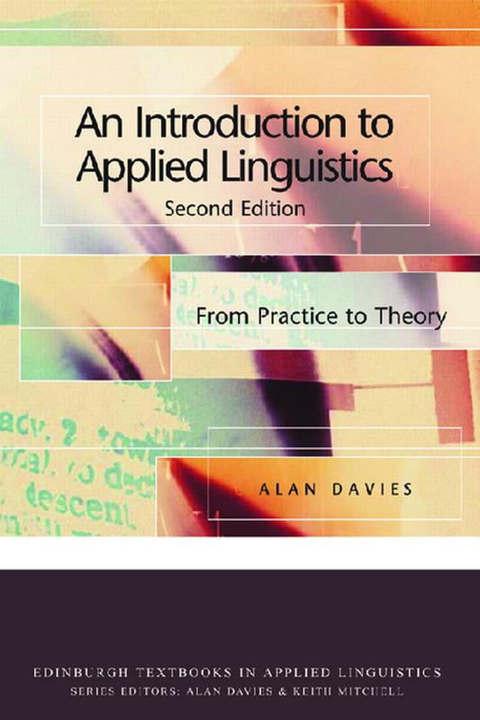 Edinburgh Textbooks in Applied Linguisti An Introduction to Applied ...