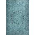 thumbnail image 1 of Edingburgh Turquoise Oriental Polyester Digital Print Decorative Area Rug, 1 of 8