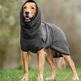 thumbnail image 1 of Riforla Autumn and Winter Cute Pet Clothes Pet Dog Thick Warm Clothing Supplies Pet Sweater Dark Gray XXXL, 1 of 6