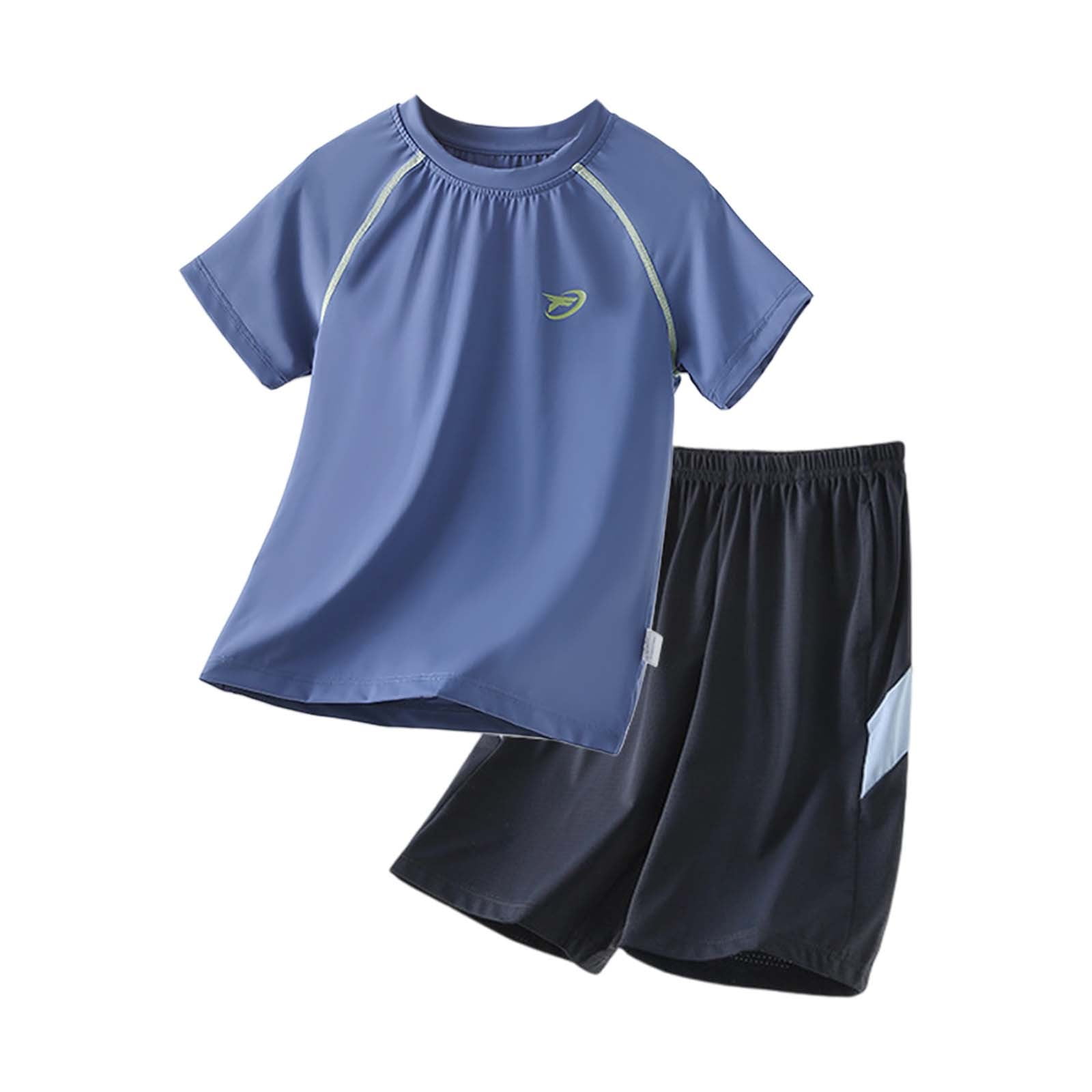 Ediodpoh Boys Casual Set Boys' Short Sleeve T Shirt Medium to Large ...
