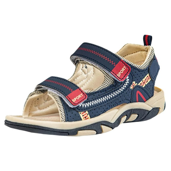 Ediodpoh Boys Sandals for Kids Comfortable Adjustable Hook and Loop Strap Casual Outdoor Summer Beach Shoes for Daily Wear Kids Sandals Blue 11
